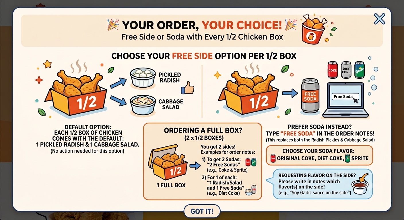 Side Menu Selection